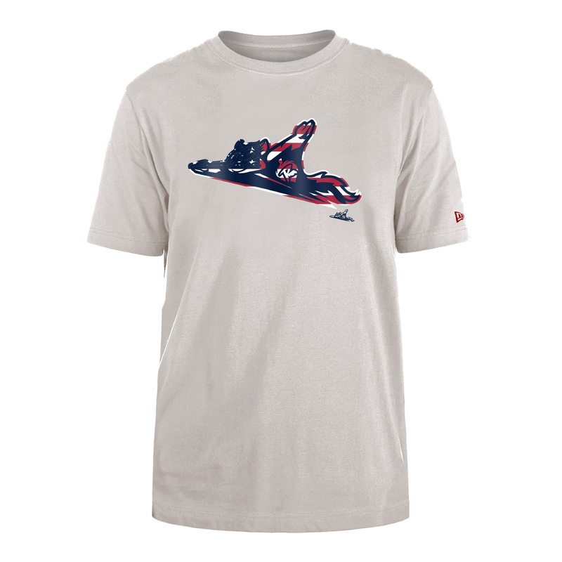 Richmond Flying Squirrels New Era July 4th Stone Tee
