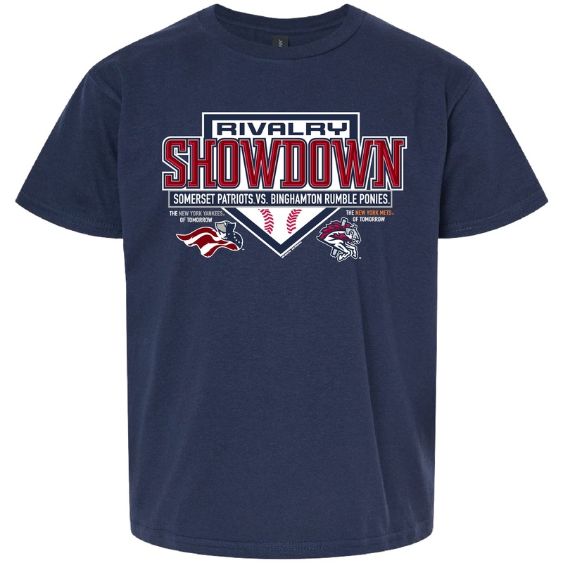 Somerset Patriots Youth Boys Soft Style Rivalry Show Down Tee