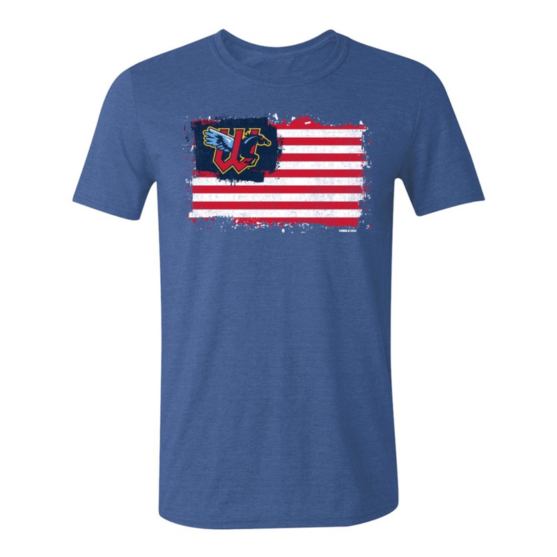 Wichita Wind Surge Royal Economy American Flag Tee