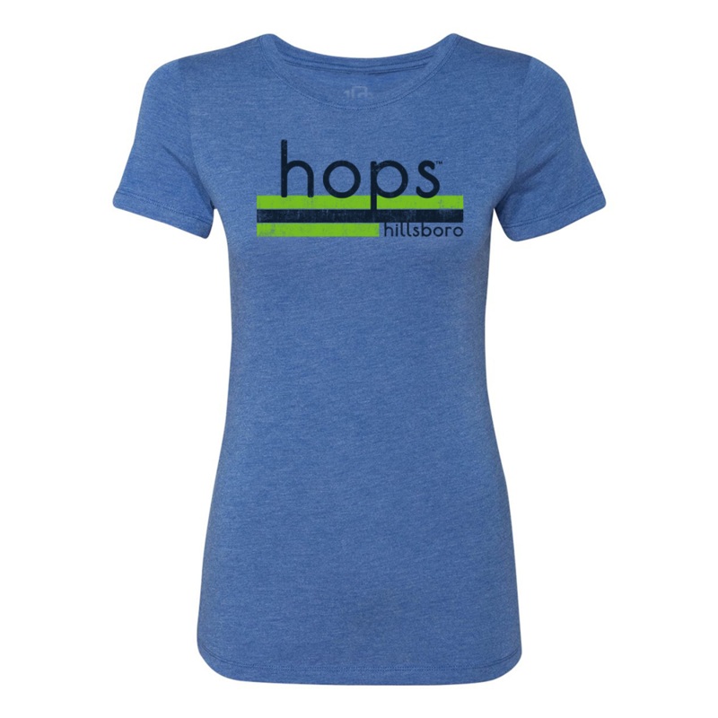 108 Stitches W’s Platform Tee, Hillsboro Hops