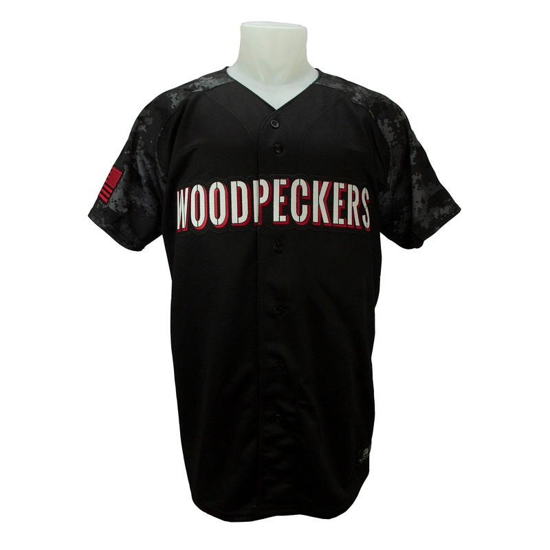 Fayetteville Woodpeckers OT Sports Youth Black Ops Replica Jersey