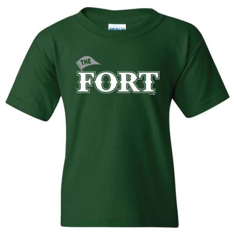 Fort Wayne TinCaps The Fort Wordmark Dark Green Youth Tee
