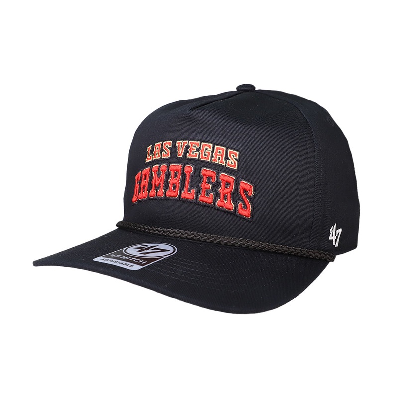 Las Vegas Gamblers ’47 Brand Theme Night Collection Wordmark Black Hitch Snapback Hat