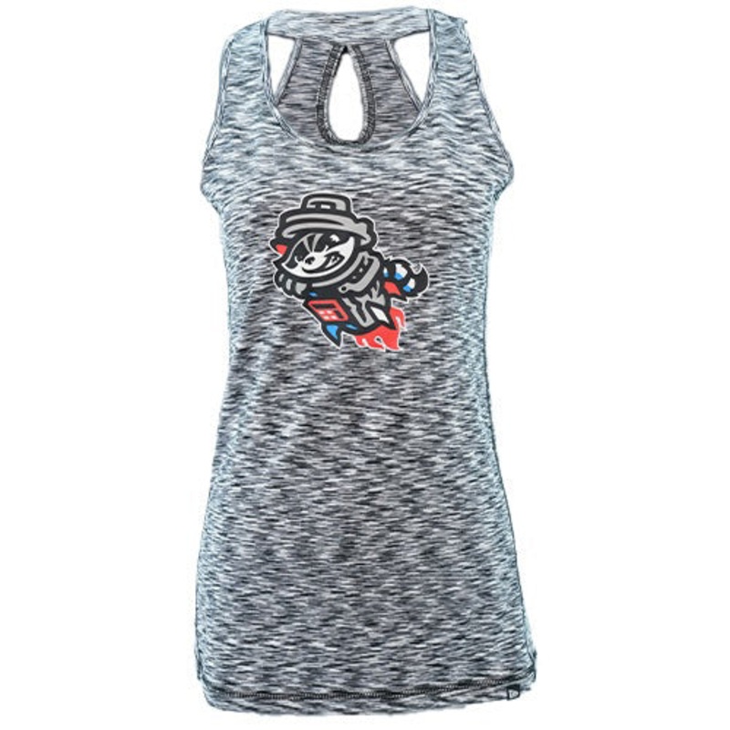 NE Women’s grey keyhole tank top