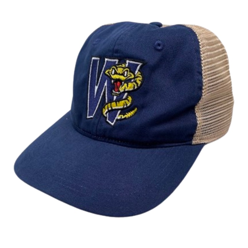 Brewers Sunday Navy/Tea Stain Adjustable Mesh Hat