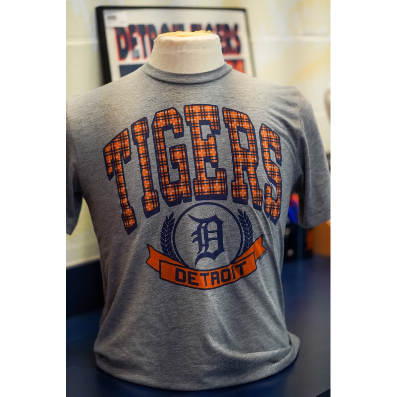 Detroit Tigers Plaid T-Shirt