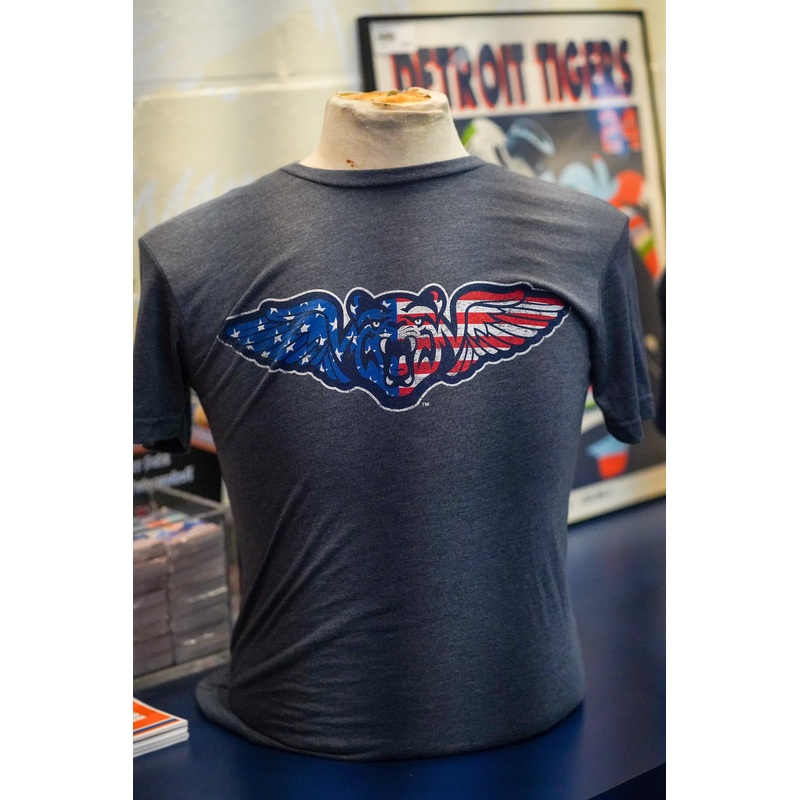 Lakeland Flying Tigers Patriotic T-Shirt Home Logo