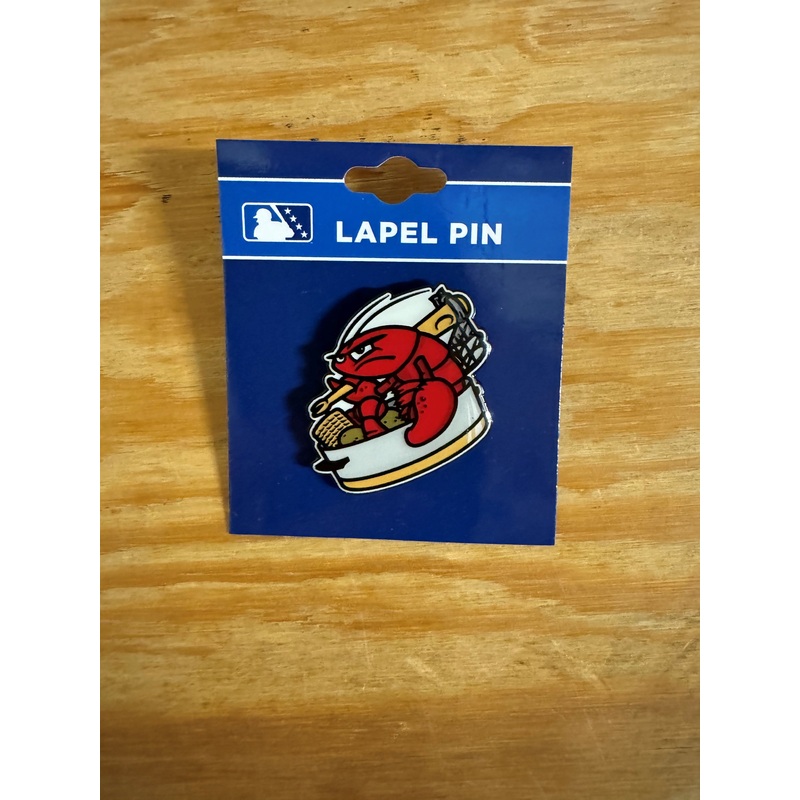 Lobster Bake Logo Enamel Pin