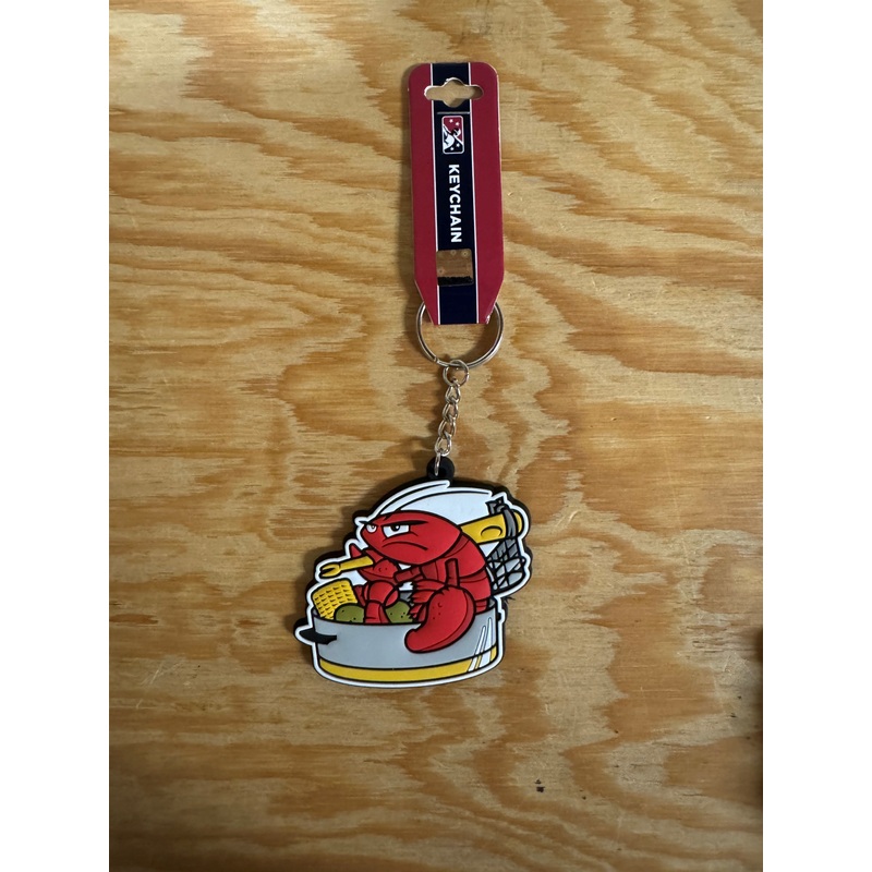 Lobster Bake Logo PVC Keychain