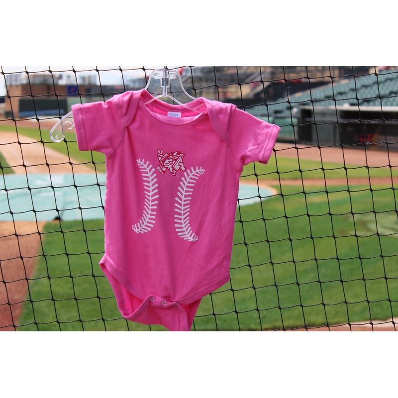 Toasty Pink & White Onesie