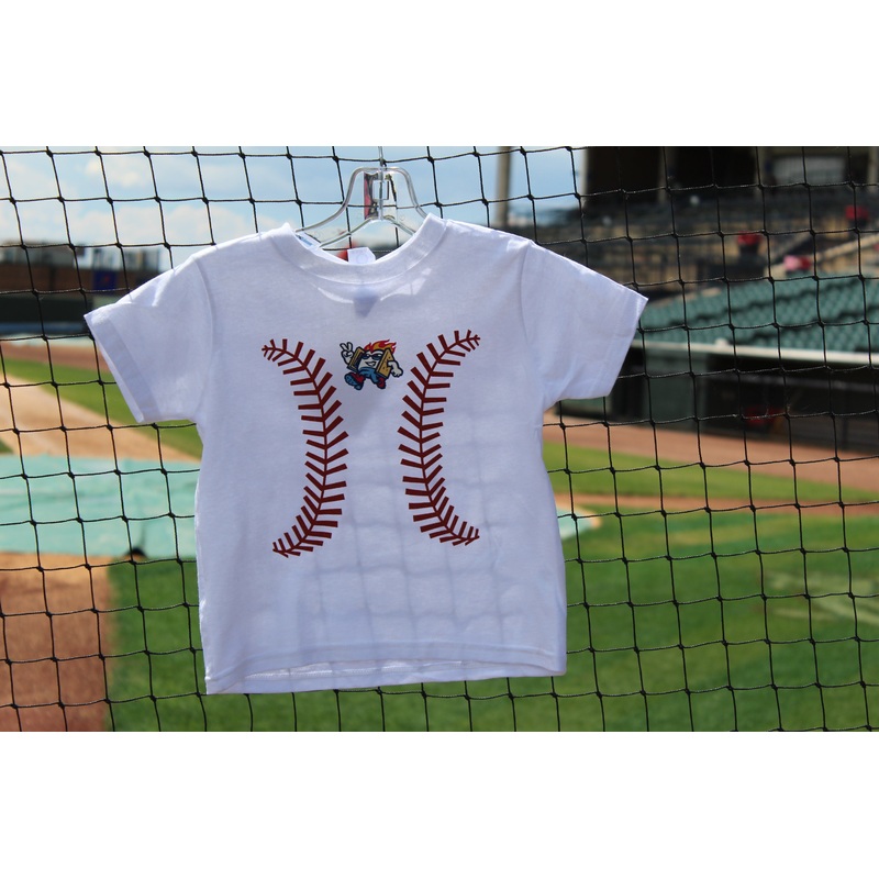 Toasty White & Red Toddler Tee