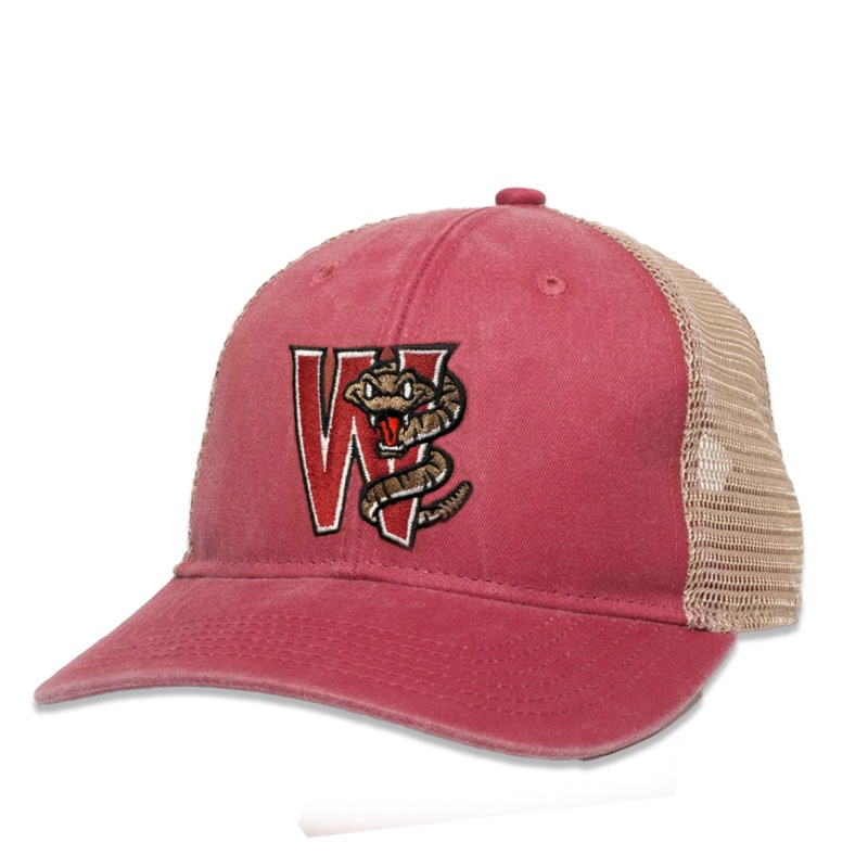 Women’s Ponytail Red/Tea Stain Adjustable Hat