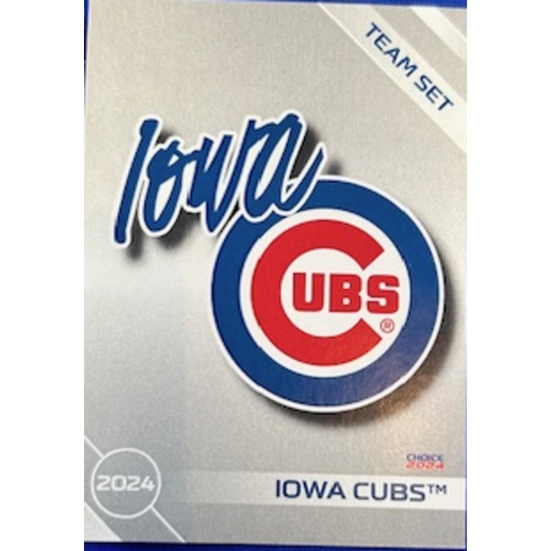 2024 Iowa Cubs Team Card Set