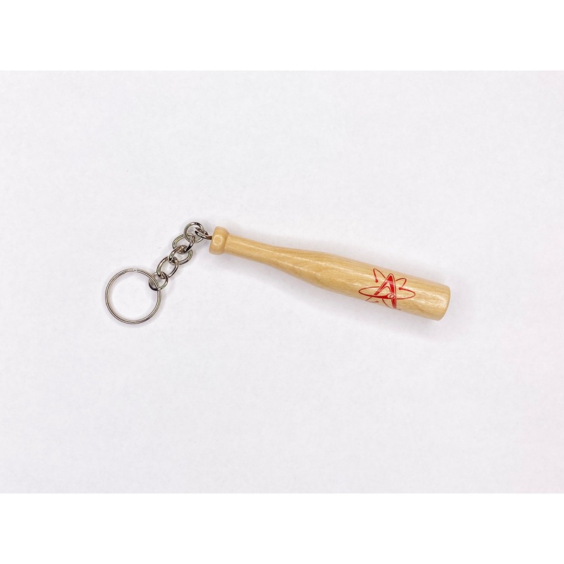 Albuquerque Isotopes Keychain-Bat Natural