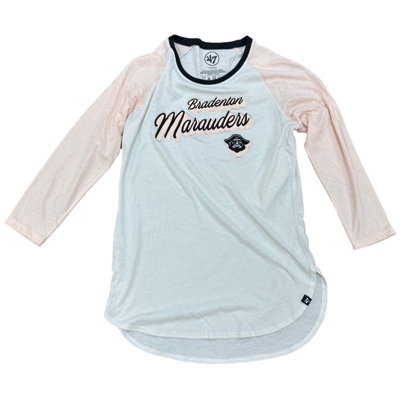 Bradenton Marauders Ladies Pink Fade Shirt