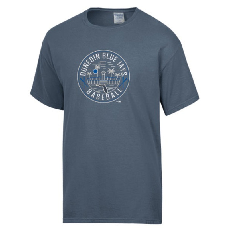 Dunedin Blue Jays Anchor Slate Stadium Tee