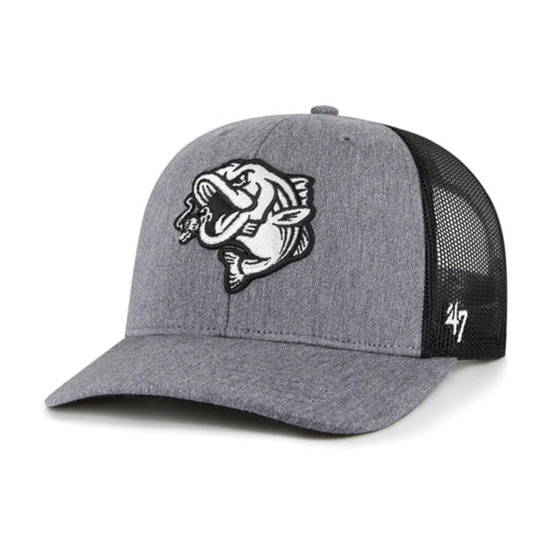 Gwinnett Stripers ’47 Home Logo Carbon Trucker Cap