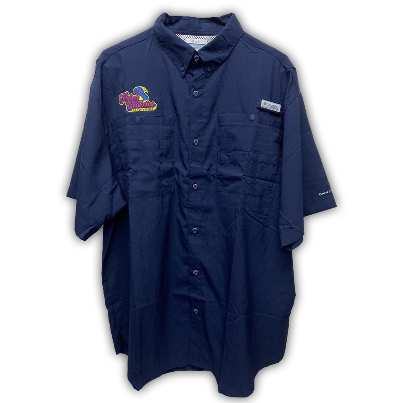 San Antonio Missions Flying Chanclas de San Antonio Columbia Tamiami Shirt