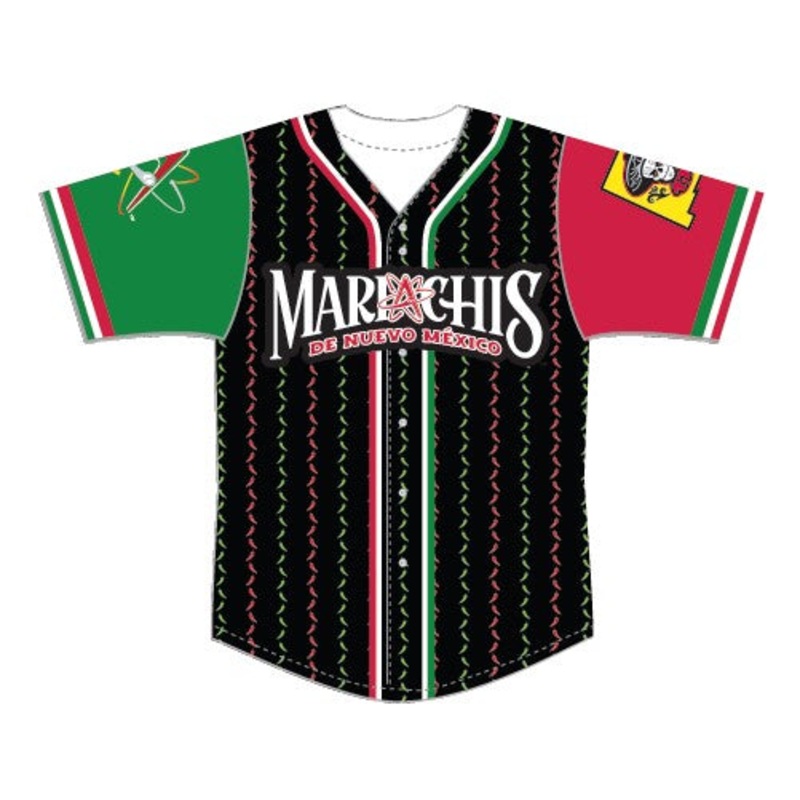 Albuquerque Isotopes Jersey-Yth Mariachis Cinco Sublimated