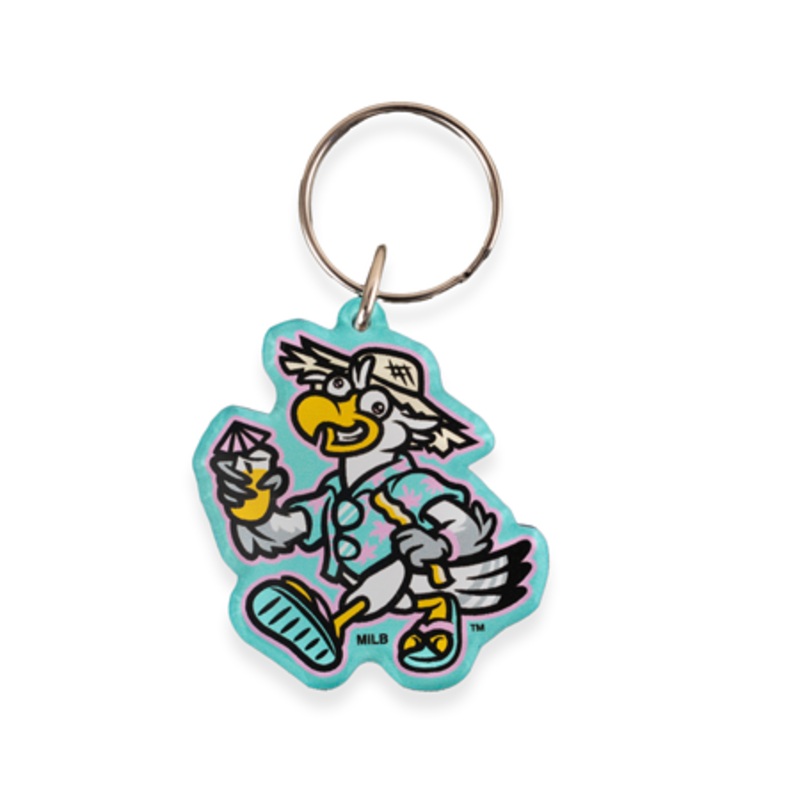 Biloxi Beach Chickens Keychain