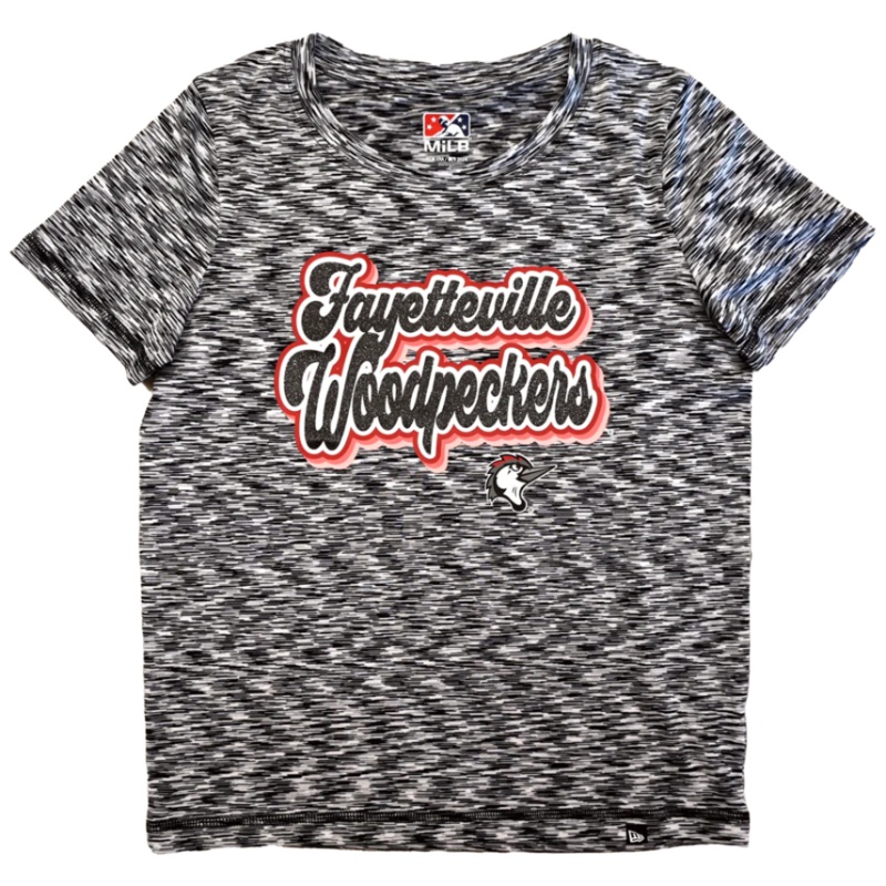 Fayetteville Woodpeckers New Era Women’s Space Dye Spandex T-shirt