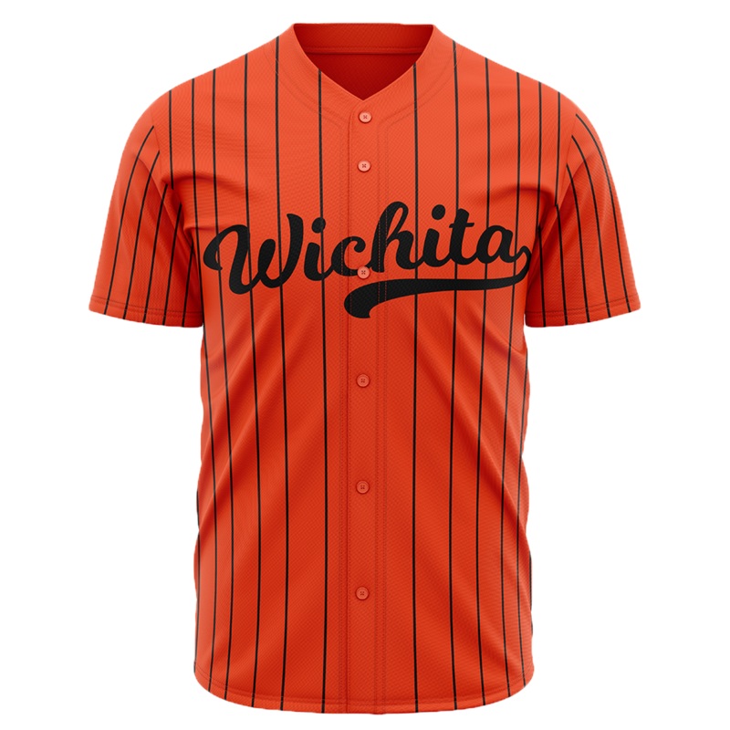 Wichita Wind Surge Adult Orange Wichita Monrovians Replica Jersey