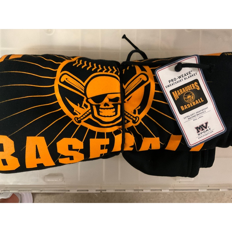 Bradenton Marauders Baseball Sweatshirt Blanket