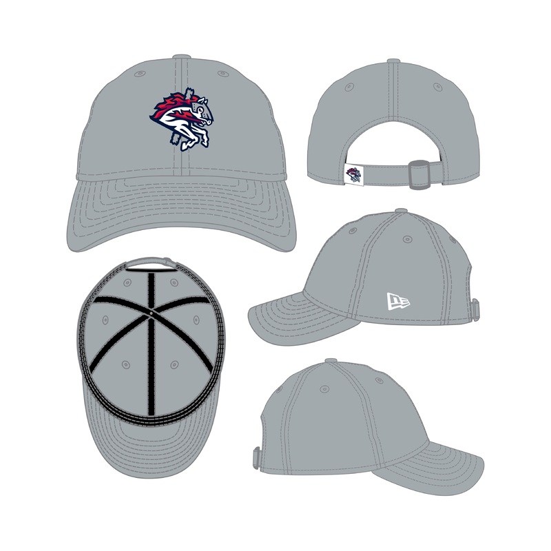 BRP 9TWENTY New Era Gray On Hat W/Carousel Horse Logo