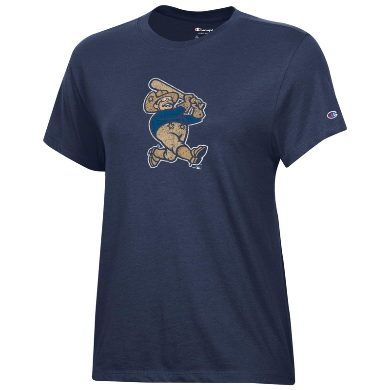Champion Women’s Swinging Teddy Core Short Sleeve Tee Navy