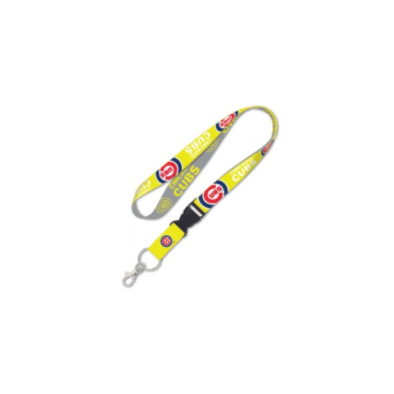 Chicago Cubs Lanyard, Neon