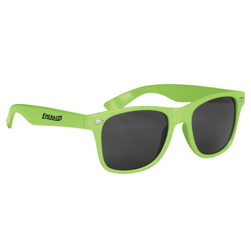 Eugene Emeralds Lime Green Malibu Sunglasses