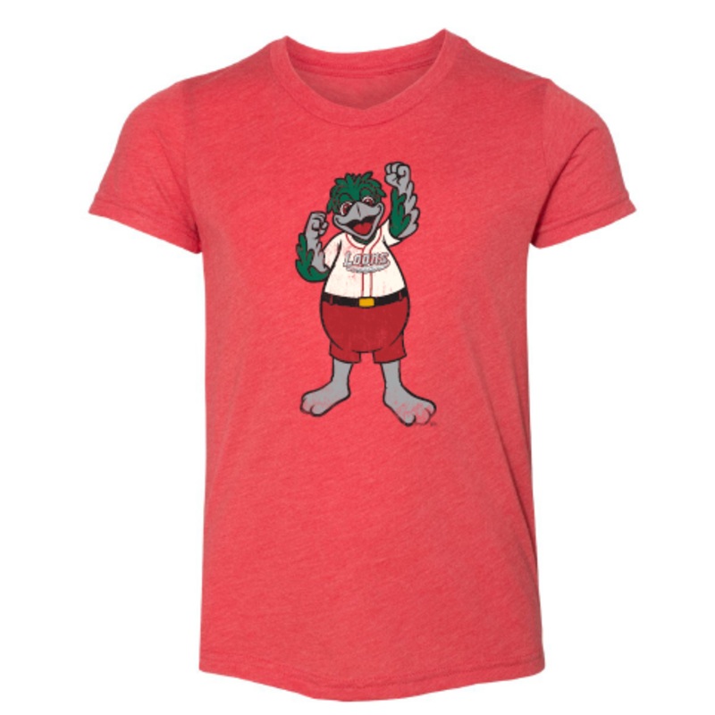 Great Lakes Loons 108 Stitches Lou E. Loon Mascot Tee – Youth