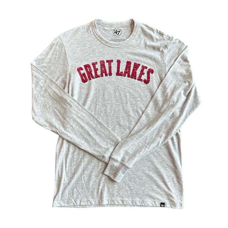 Great Lakes Loons ’47 Grey Premier Script Long Sleeve
