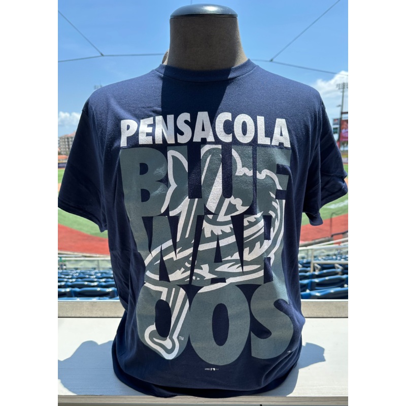 Pensacola Blue Wahoos Big Text T-shirt
