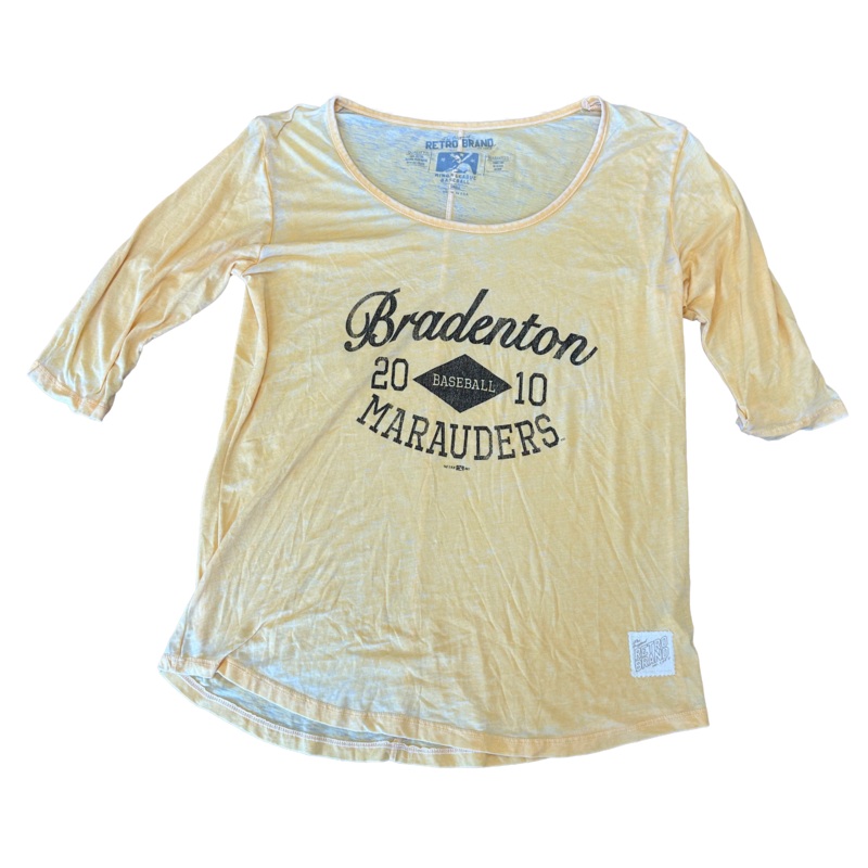 Retro Brand Relaxed Henley Gold