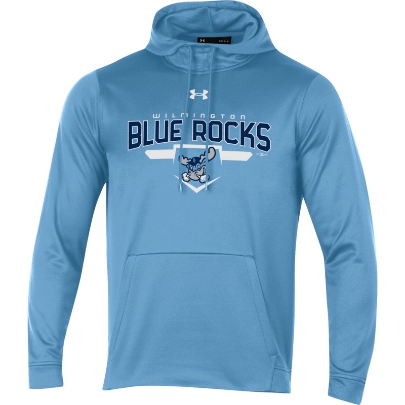 Wilmington Blue Rocks Carolina Blue UA Tech Fleece Hoodie