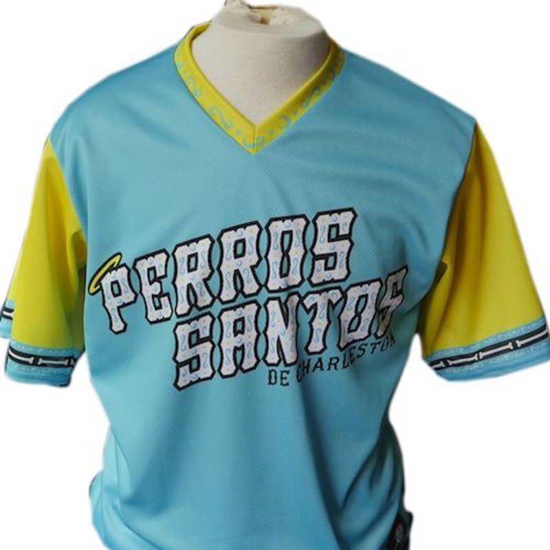 Charleston RiverDogs Perros Santos Authentic Jersey
