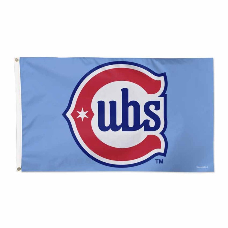 Chicago Cubs Alternate 2 Blues Logo 3′ x 5′ Deluxe Flag