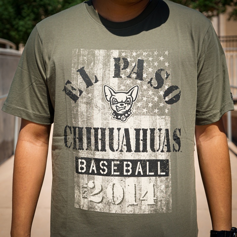CHIHUAHUAS ARMED FORCES DAY OLIVE TEE- NEW ERA