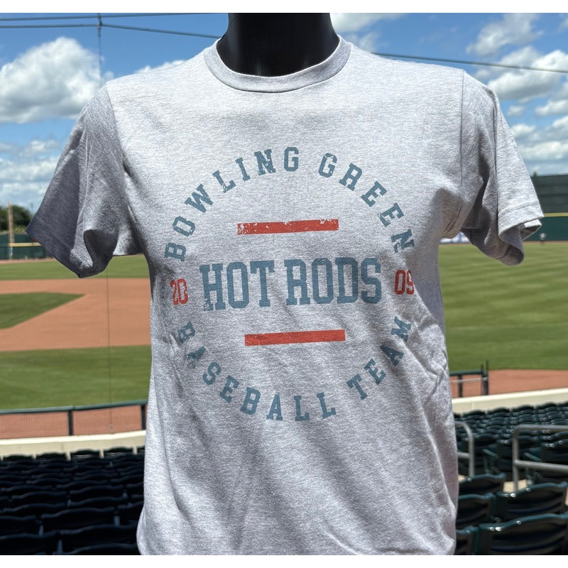 Circle Gray Hot Rods Tee