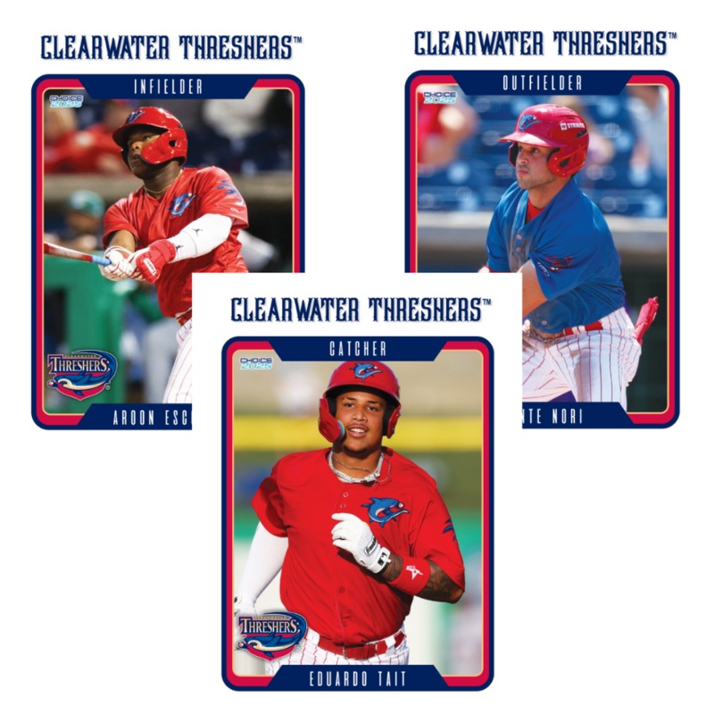 Clearwater Threshers 2025 Team Card Set