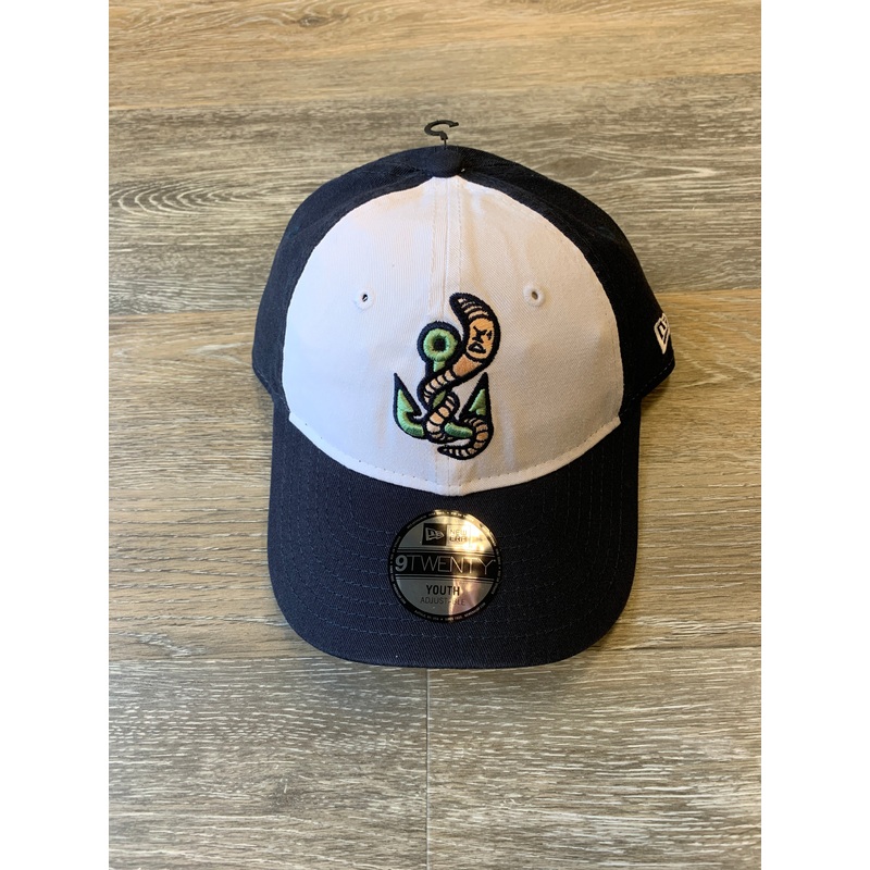 Gwinnett Stripers New Era Youth NEW Worm 920 Cap- White/Navy