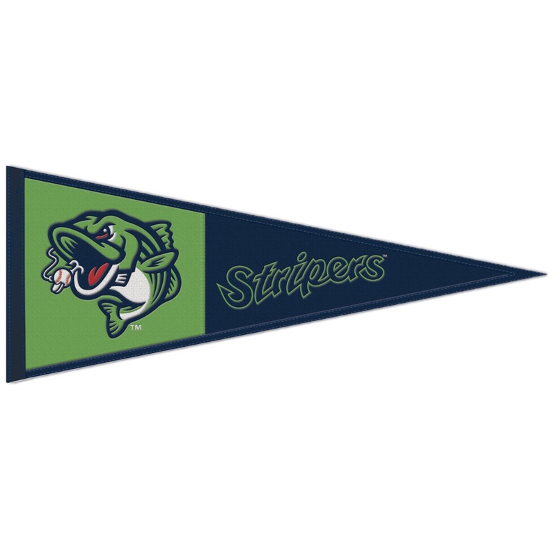 Gwinnett Stripers Wincraft Primary Wool Pennant