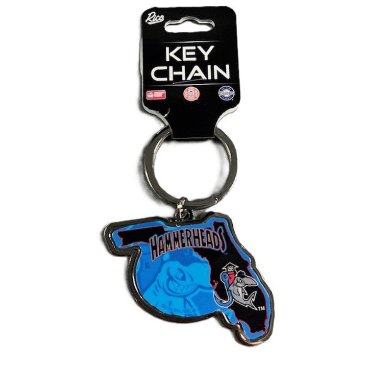 Hammerheads FL State Keychain