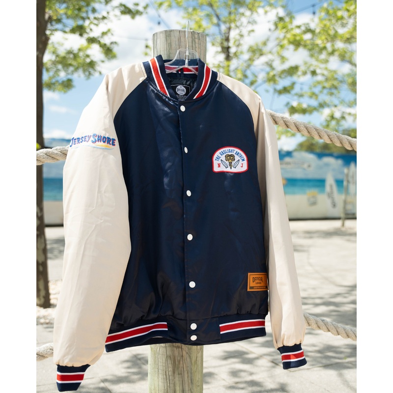 Jersey Shore BlueClaws Official League JSBC X Gaslight Anthem Satin Jacket