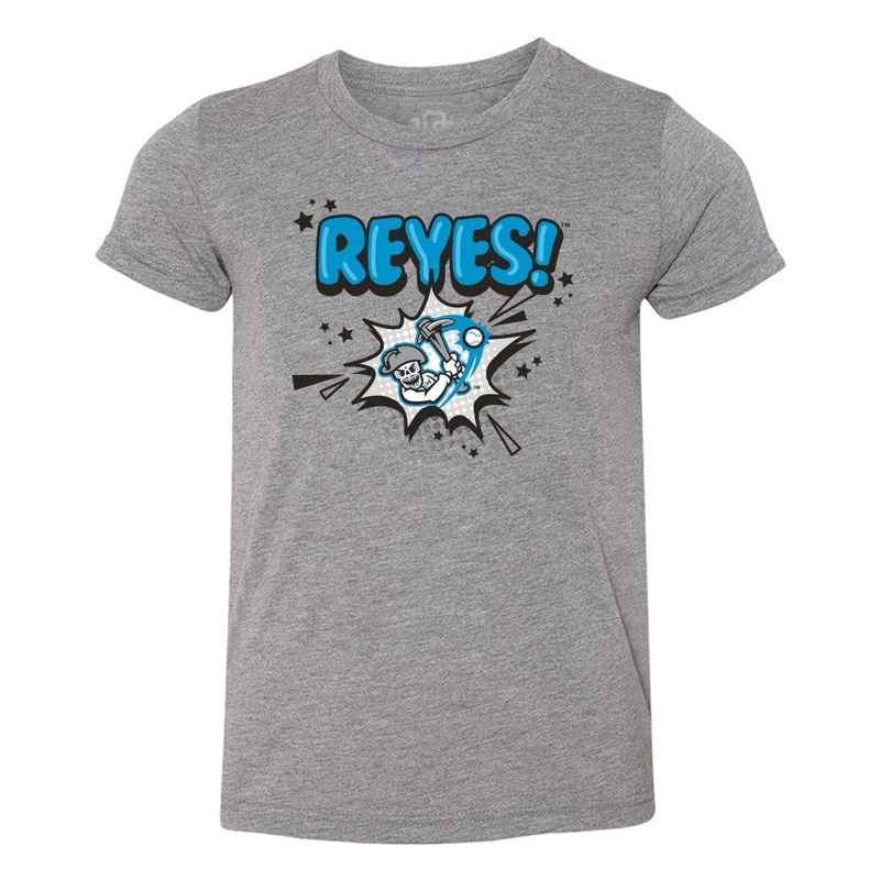 Kids’ Reyes de Plata 108 Stitches Comic Gray Tri-Blend Short Sleeve T-Shirt
