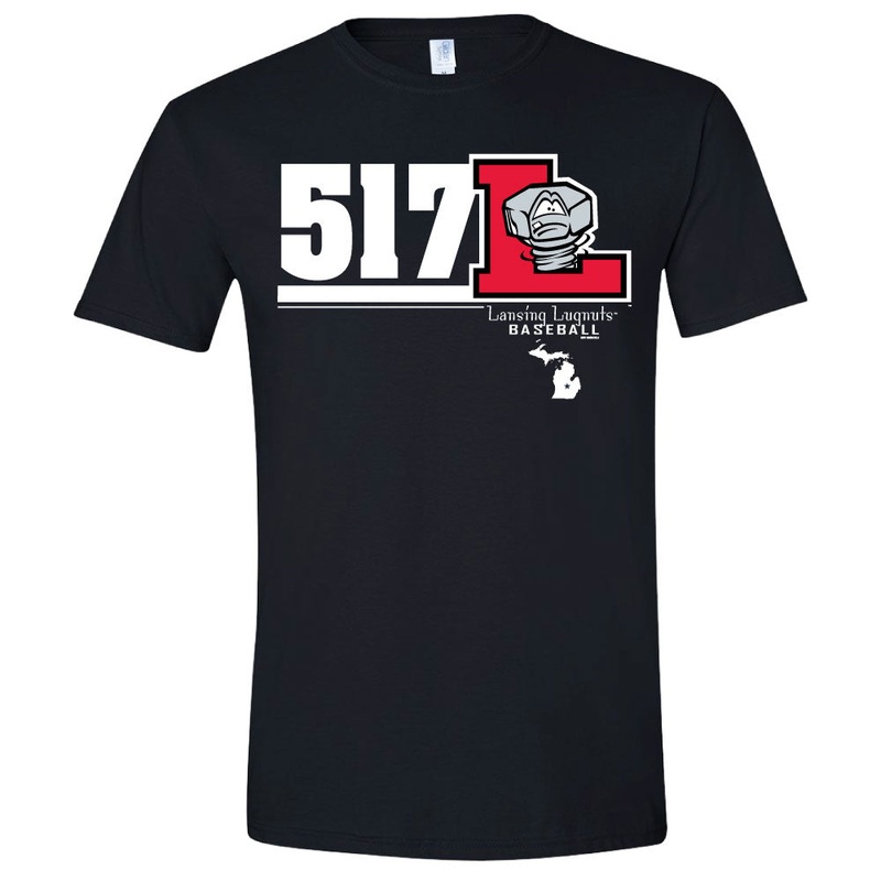 Lansing Lugnuts “517” T-shirt