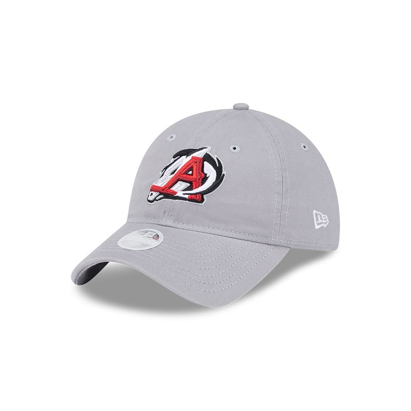 Arkansas Travelers New Era 9TWENTY Women’s Evergreen Grey Cap