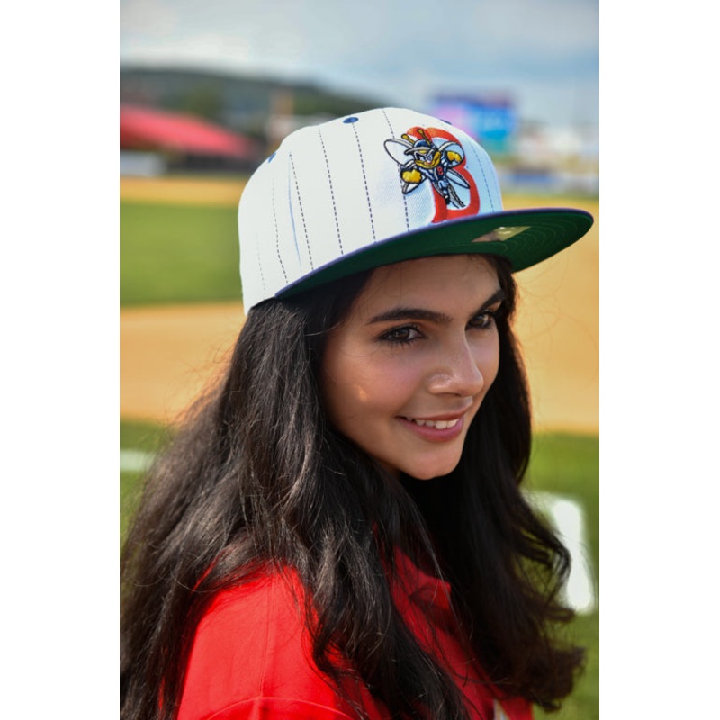 BRP B-Mets 59FIFTY Navy Pinstripe Hat W/B-Mets Logo