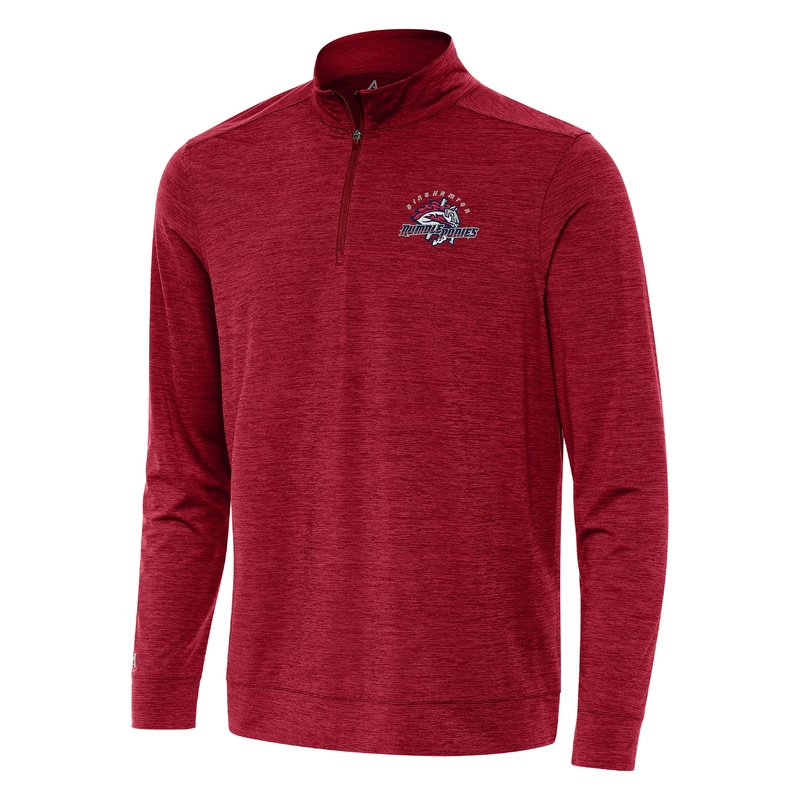 BRP Cardinal Red Buffed Fleece 1/4 Zip Pullover